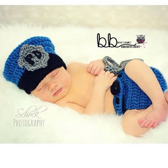 Other - Police knit costume for baby